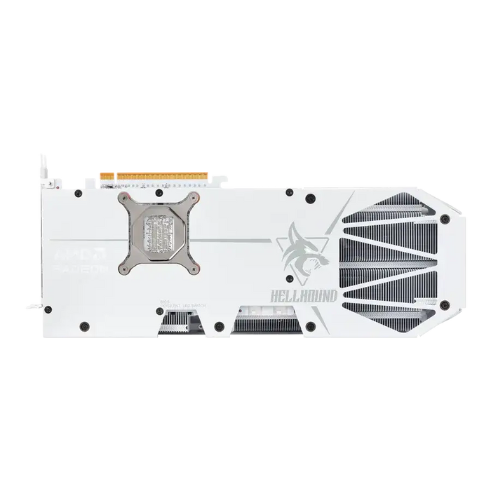 Video card PowerColor Radeon RX 9070 XT Hellhound White 16GB GDDR6 - Видео карти<<<Компютърни