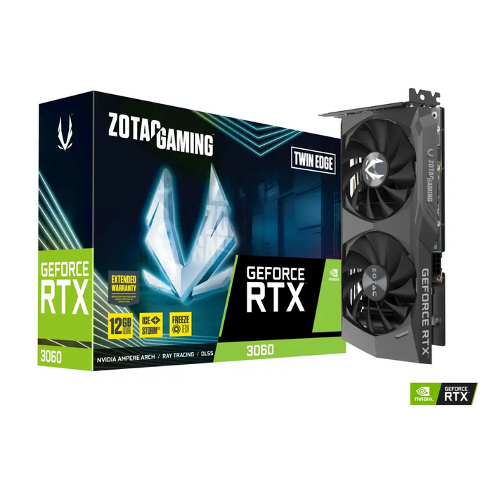 Video card ZOTAC GAMING RTX 3060 Twin Edge 12GB GDDR6 - Видеокарти за настолни