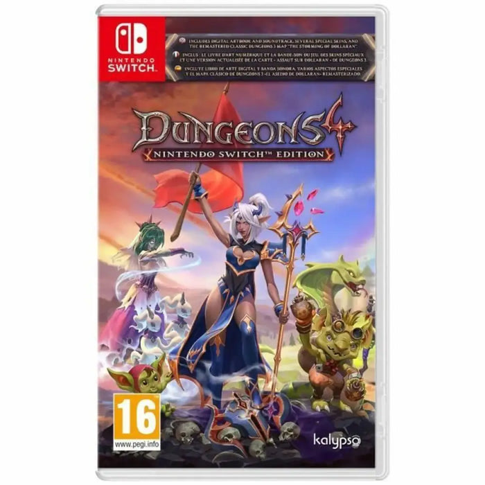 Video game for Switch Microids Dungeons 4 - Електроника Игри<<<Компютри| Електроника<<<BigBuy&&&Видео