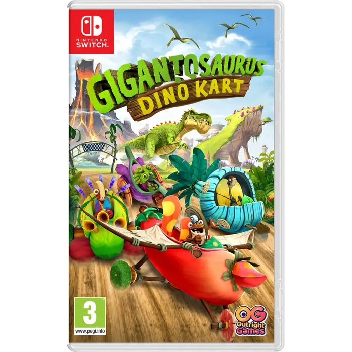 Video game for Switch Outright Games Gigantosaurus Dino Kart - Електроника Игри<<<Компютри|