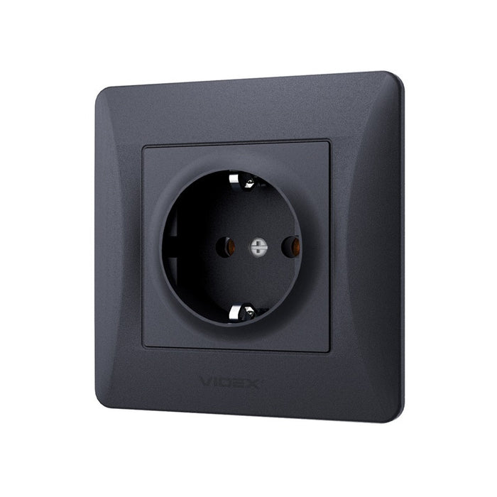 CONTACT SHUKO VF-BNSK1G-BG 16A BINERA VIDEX - GRAPHITE