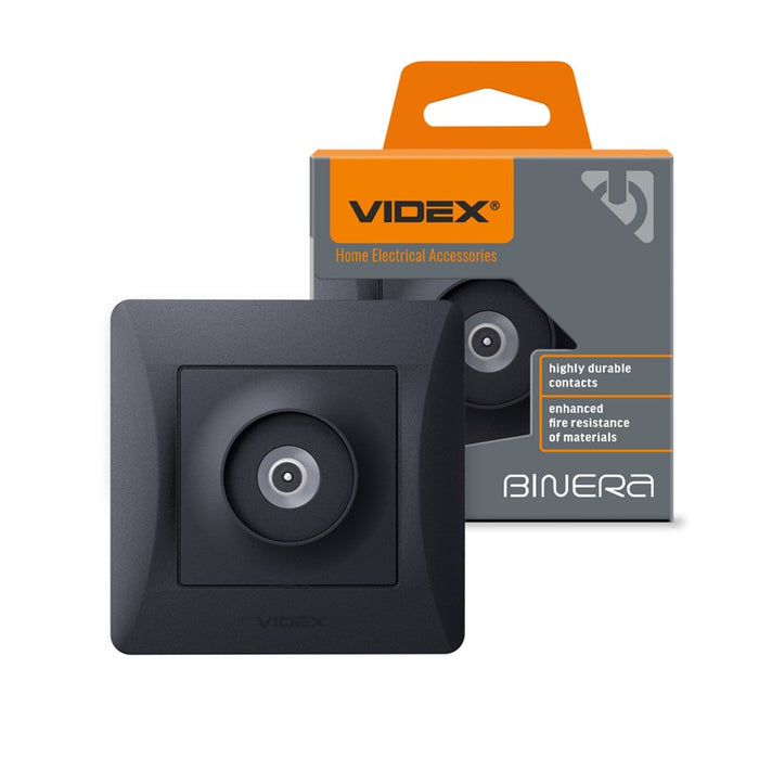 TV OUTLET VF-BNSK1TVME-BG BINERA VIDEX - GRAPHITE