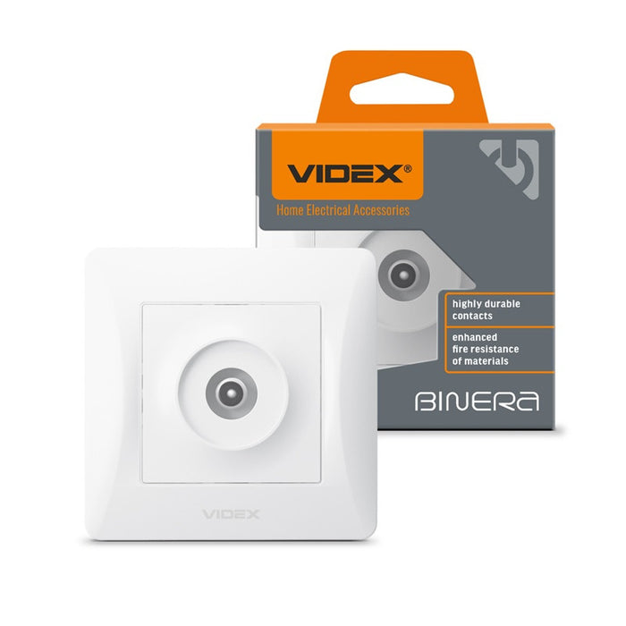 TV OUTLET VF-BNSK1TVME-W BINERA VIDEX - WHITE