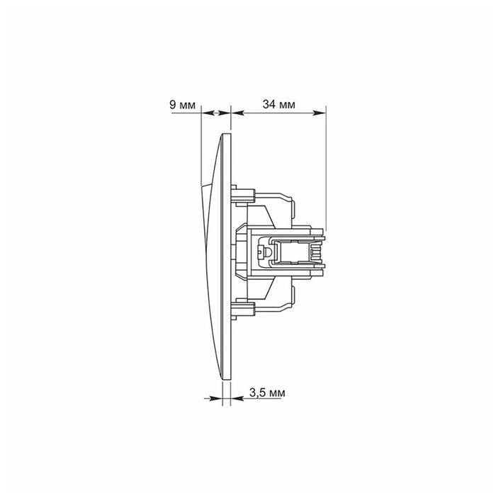 BELL KEY 10A VF-BNDB1-BG BINERA VIDEX - GRAPHITE
