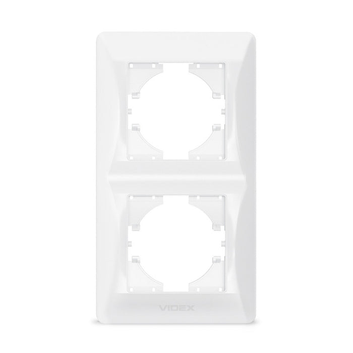 DOUBLE VERTICAL FRAME VF-BNFR2V-W BINERA VIDEX - WHITE