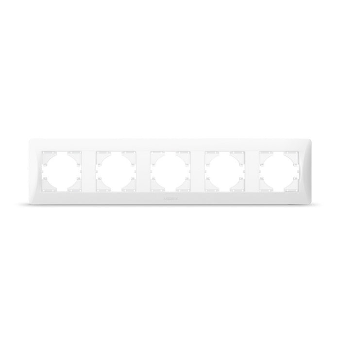 FIVE HORIZONTAL FRAME VF-BNFR5H-W BINERA VIDEX - WHITE