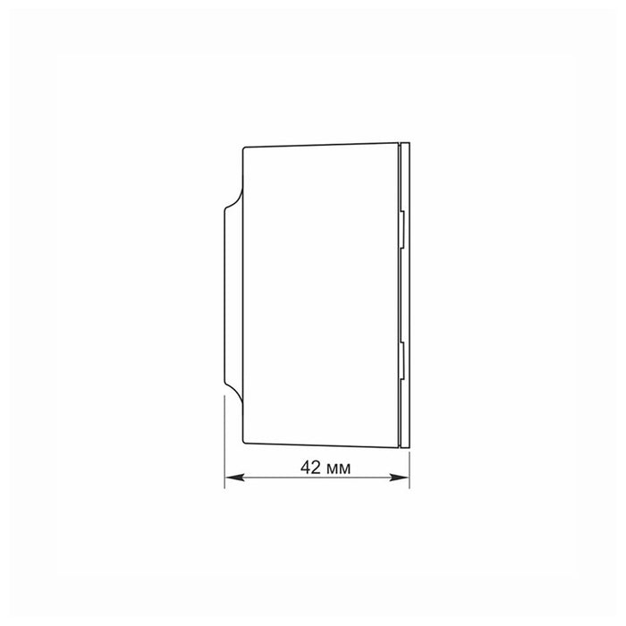 CONTACT SHUKO FOR OUTDOOR MOUNTING VF-BNS21G-W 16A BINERA VIDEX - WHITE