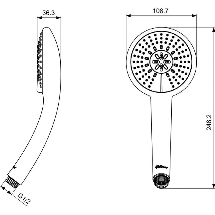 SHOWER HEAD VIDIMA FRESH B0827AA