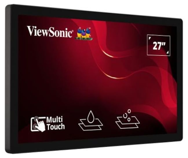 VIEWSONIC Touchscreen LED open frame 27inch Full HD 16:9 PCAP 300 nits mat glas