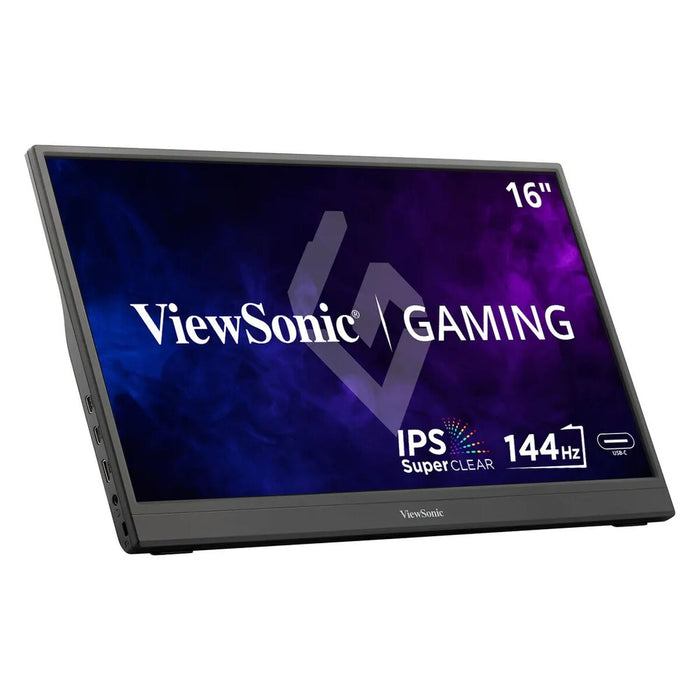 VIEWSONIC LED portable monitor VX1654 16inch Full HD 250 nits resp 6.5ms incl 2x0 8W speakers 144Hz 2x USB-C 60W mini HDMI
