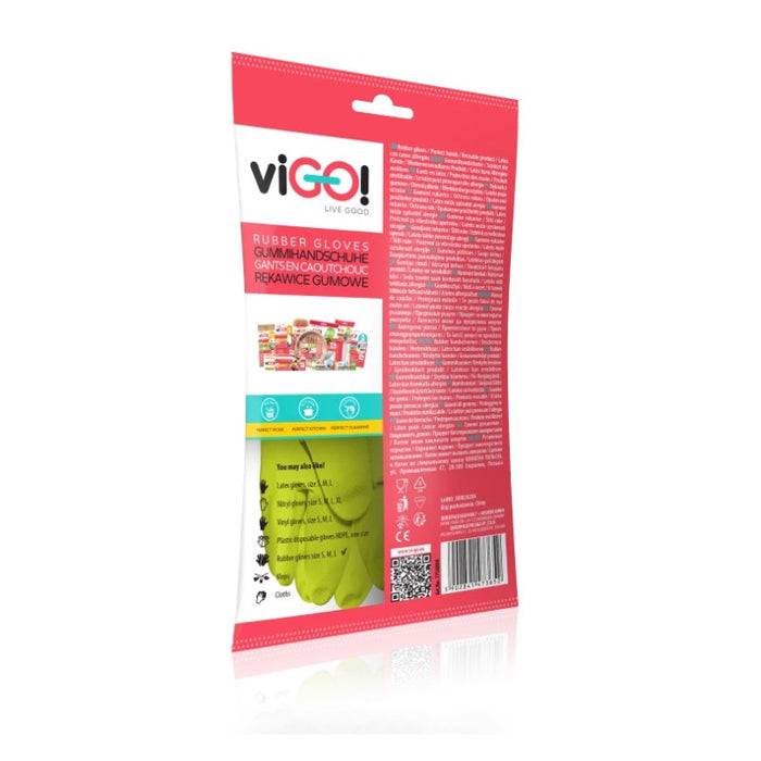 RUBBER HOUSEHOLD GLOVES L PREMIUM VIGO