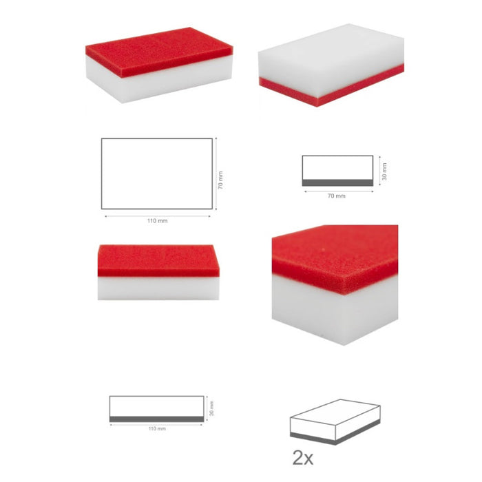 MAGIC CLEANING SPONGE 2PCS. PREMIUM #1 VIGO