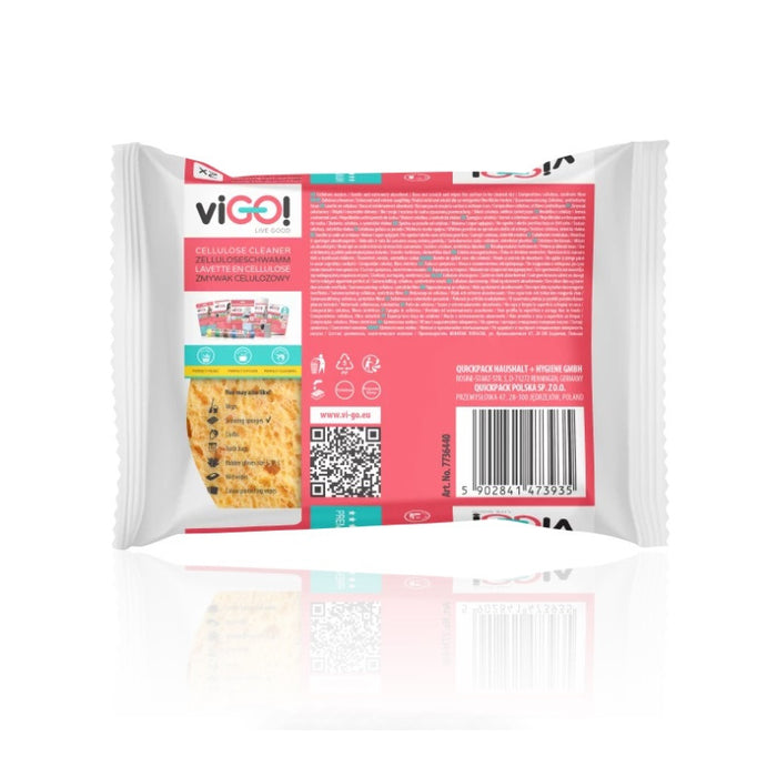 CELLULOSE SPONGE EXTRA SOFT FOR WASHING 2PCS. PREMIUM VIGO