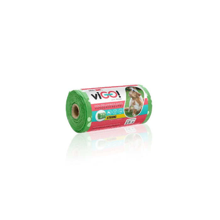 DOG POUCH BAGS 5 ROLLS x 15 pcs. PREMIUM VIGO