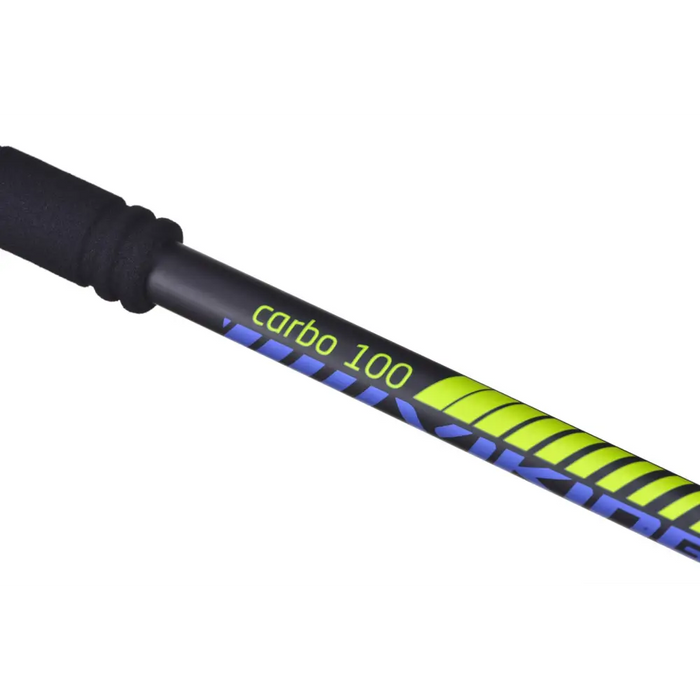 VIKING CARBO LITE TREKKING POLES BLACK/LIME - Poles for Nordic Walking and trekkingSIA-KNT<<<Sport