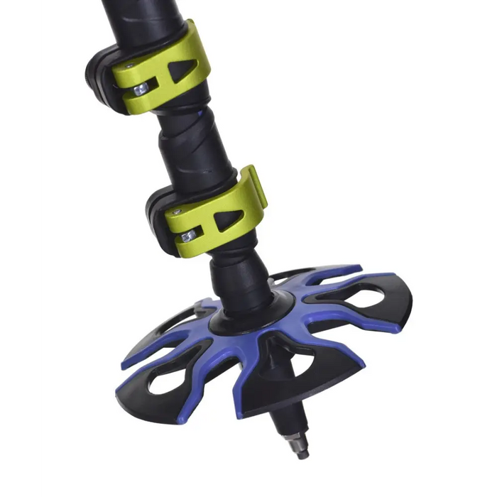 VIKING CARBO LITE TREKKING POLES BLACK/LIME - Poles for Nordic Walking and trekkingSIA-KNT<<<Sport