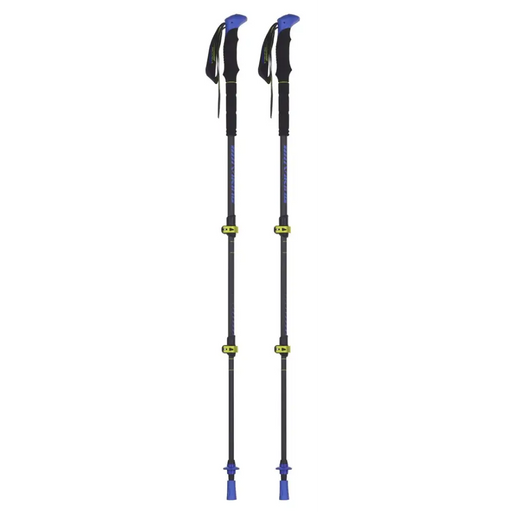 VIKING CARBO LITE TREKKING POLES BLACK/LIME - Poles for Nordic Walking and trekkingSIA-KNT<<<Sport