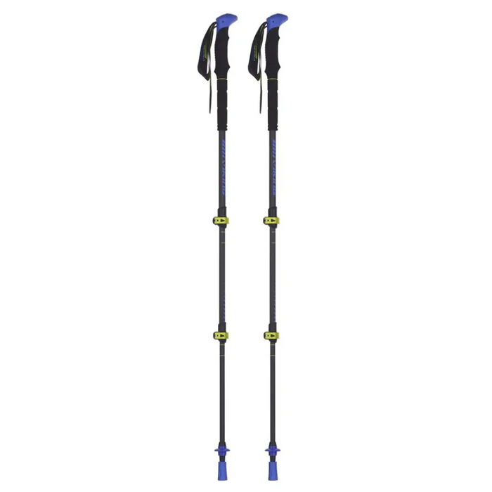 VIKING CARBO LITE TREKKING POLES BLACK/LIME - Poles for Nordic Walking and trekkingSIA-KNT<<<Sport