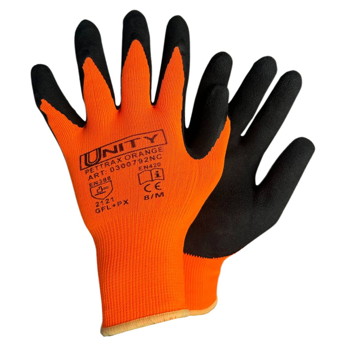 GLOVES SIZE 10 VIKING-T PETTRAX ORANGE