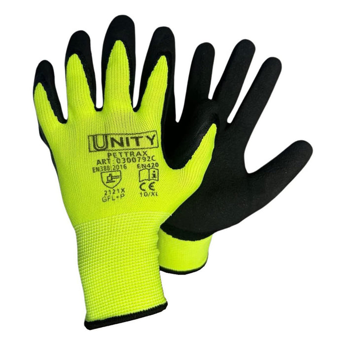 GLOVES SIZE 9 VIKING-T PETTRAX YELLOW