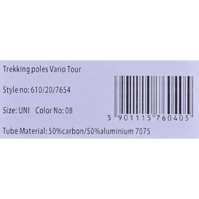 VIKING VARIO TOUR SKITOURING POLES BLACK/GREY - Poles for Nordic Walking and trekkingSIA-KNT<<<Sport