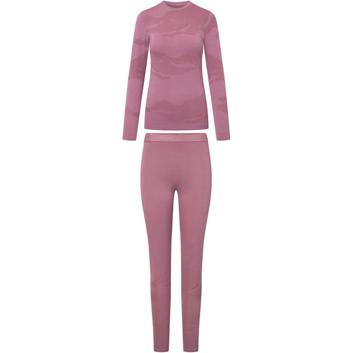VIKING Gasher Lady Set Merino women's underwear, size S, pink