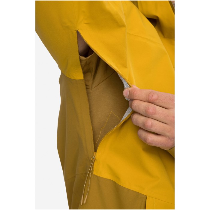 VIKING Numani Man men's jacket, brown and yellow, size L