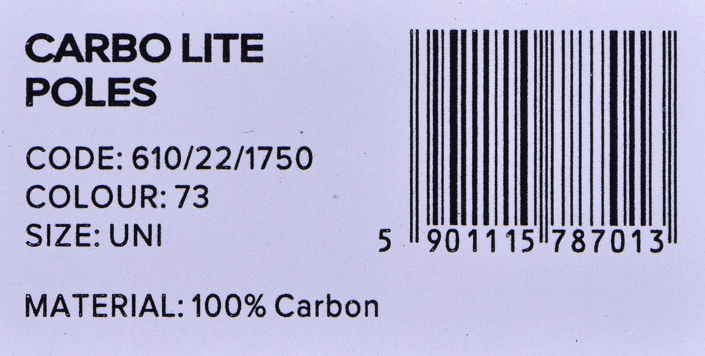 VIKING CARBO LITE TREKKING POLES BLACK/LIME