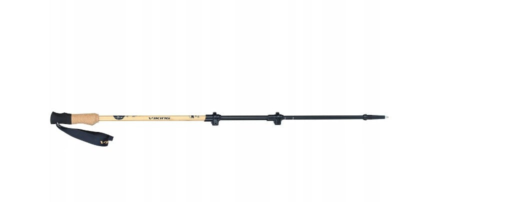 Viking Bamboo Pro Trekking Poles Brown 65-135