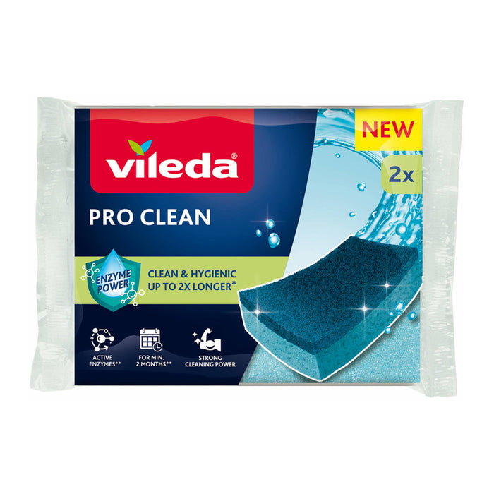 KITCHEN SPONGE 2 PCS PRO CLEAN VILEDA