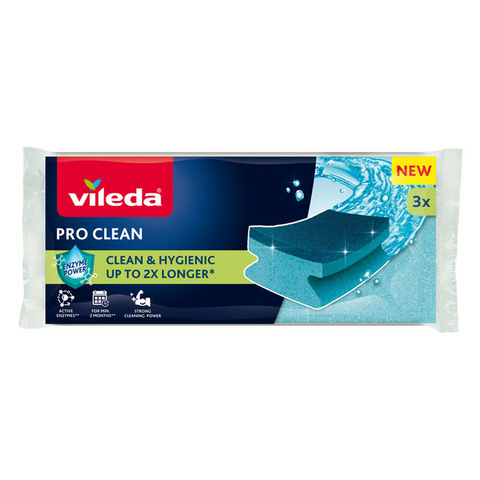 KITCHEN SPONGE 3 PCS PRO CLEAN VILEDA