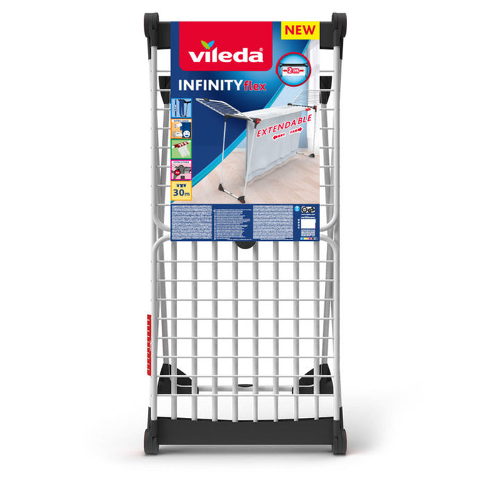 SPACIOUS INFINITY FLEX VILEDA EXTENDABLE CLOTHES DRYER