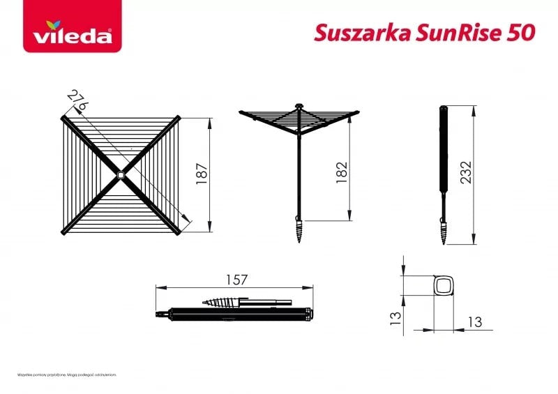 Clothes Drying Rack Vileda Sun-Rise