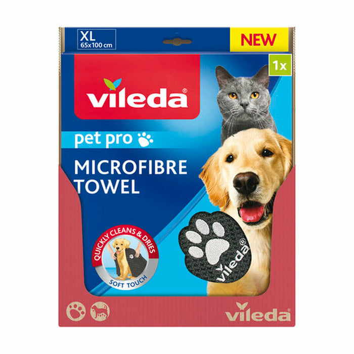 Microfibre Towel Vileda 172651 Grey XL 65 x 100 cm