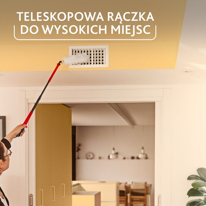 Vileda dustpan with long handle + 1 Flex&Catch refill