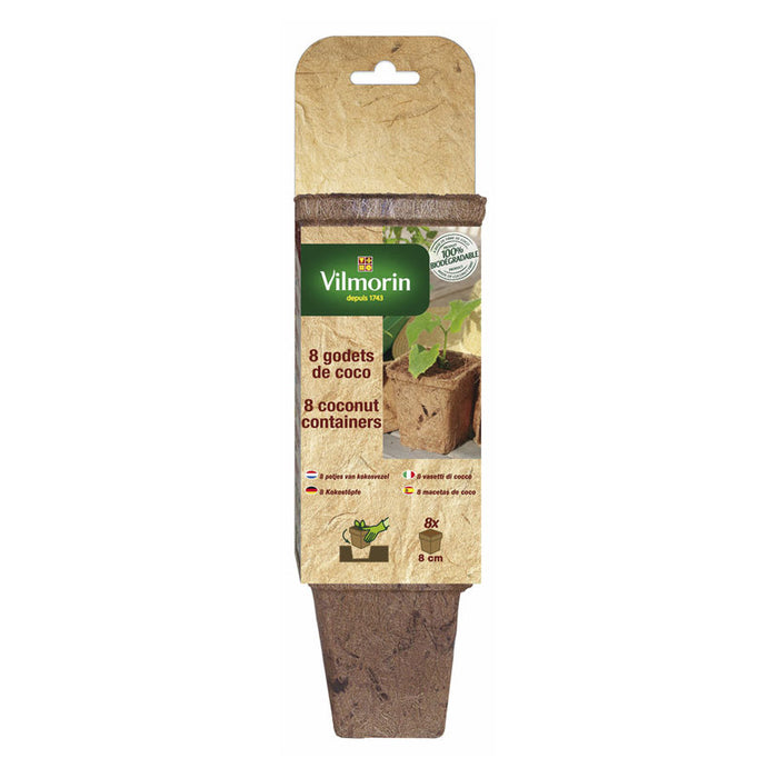 SET OF SEEDLINGS 8PCS 8CM VILMORIN