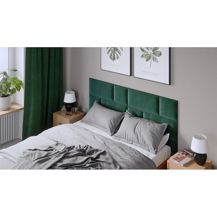 UPHOLSTERED PANEL VILO REGULAR 1 BOTTLE GREEN 30X60