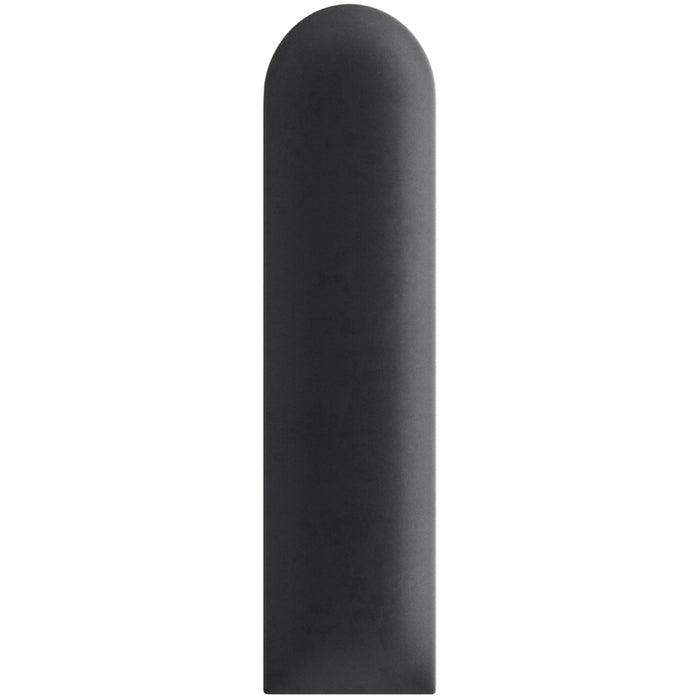 UPHOLSTERED PANEL VILO OVAL GRAPHITE 15X60 CM.