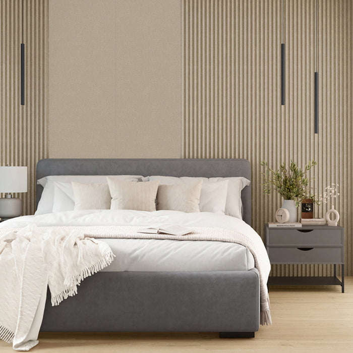 3D MPC M WALL PANEL VILO LINEN FABRIC 265X16X2 CM
