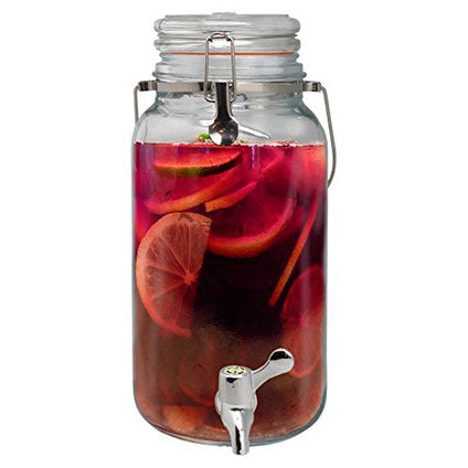 GLASS DISPENSER FOR LIQUIDS 4L FAUCET VIN BOUQUET