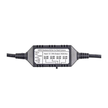Power cable for VIOFO HK3 miniUSB video recorders