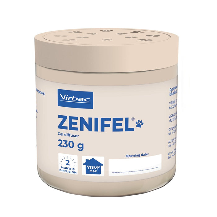 VIRBAC Zenifel - gel diffuser with calming cat pheromones - 230 g