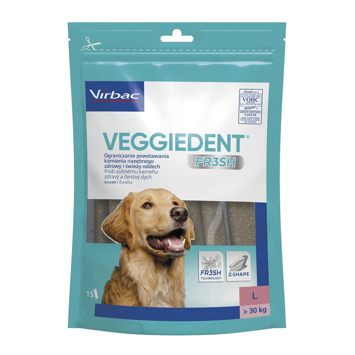 VIBRAC Veggiedent Fresh L - dog treat - 500g