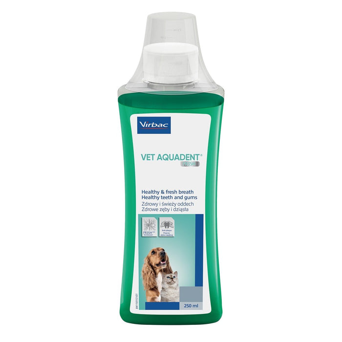 VIRBAC Vet Aquadent FR3SH - dental solution for oral hygiene for dogs and cats – 250ml