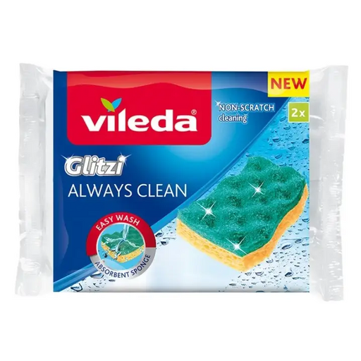 Viscose Sponge Vileda Glitzi Always Clean 2 pcs. - SinksSPD-ZMY<<<Cleaning and home careSPD<<<ActionPL