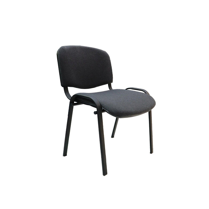Visitor’s chair ISO Black dark gray - Офис столове<<<За офиса<<<ZoraSite
