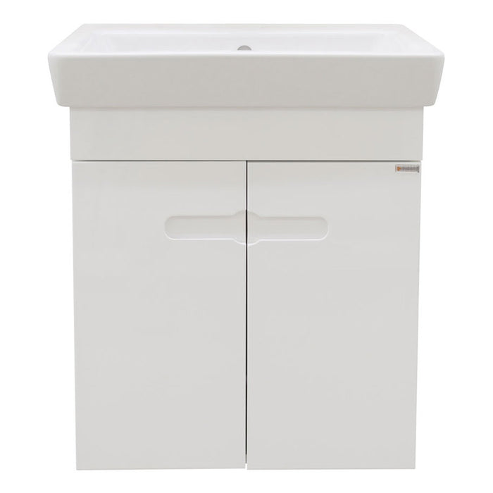 BATHROOM CABINET WITH WASHBASIN HEIGHT POLI 55