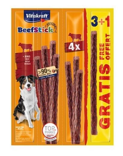 VITAKRAFT Beef Stick Beef - dog treat - 3+1