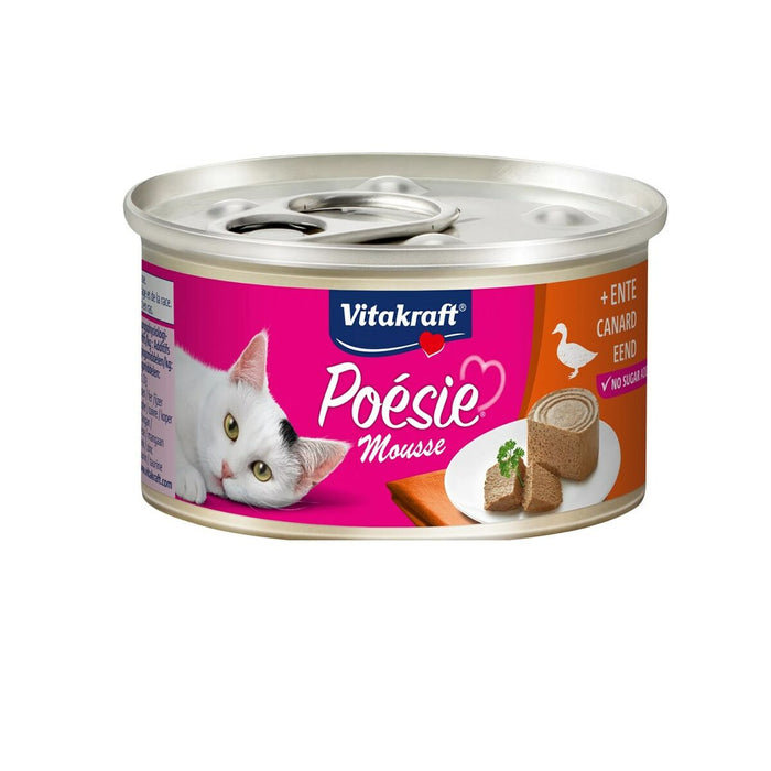 Cat food Vitakraft Poésie Mousse Duck Duck 85 g