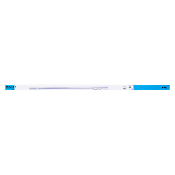 LED LINE FLUMINUM 12W 6000K 87CM WITH KEY AND CABLE WITH PLUG VITO LEDLINE-P